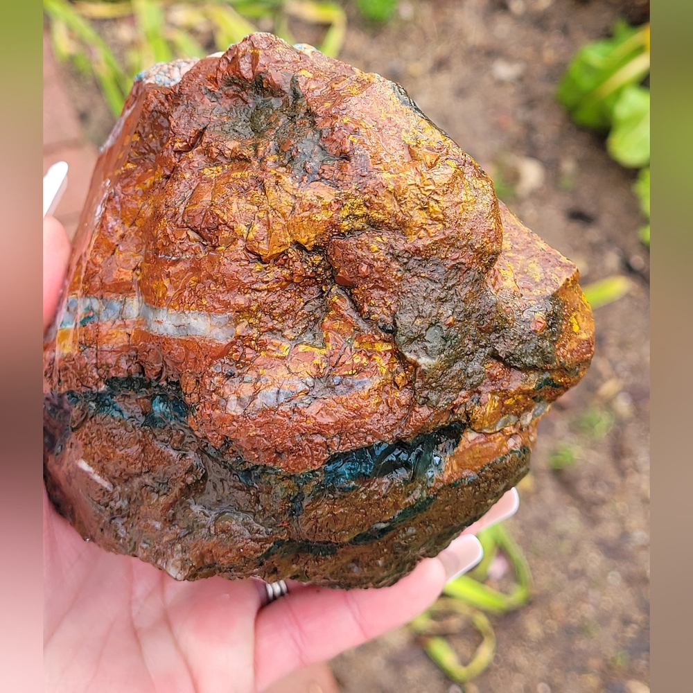 Colorful Rough Natural Jasper - Picture 15 of 16